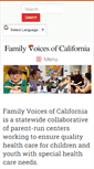 Mobile Screenshot of familyvoicesofca.org